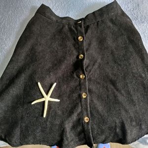 *SOLD* SHEIN corduroy flare skirt